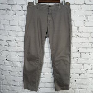 WHITE SAND Mens Art Pants‎ 19WSU10 05 Gray Size 52 US 36x28 Made In Italy Casual